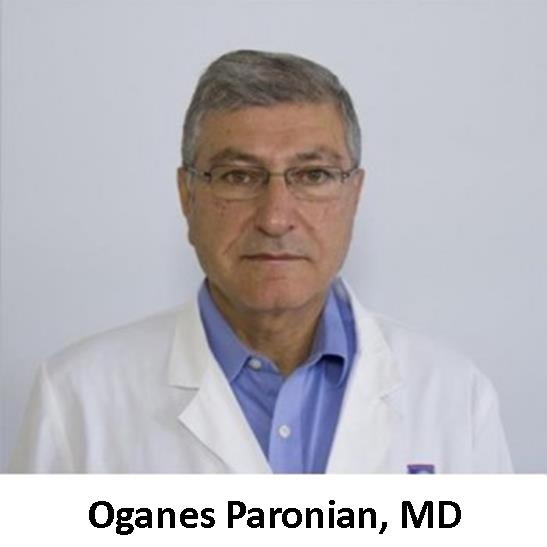Oganes parani, md, is posing for a photo.