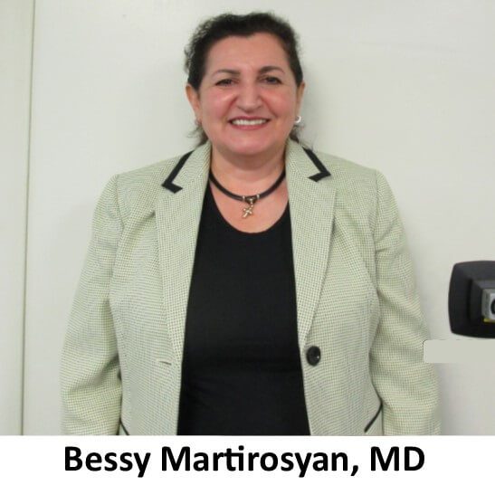 Bessy martirosyan, md, is posing for a photo.