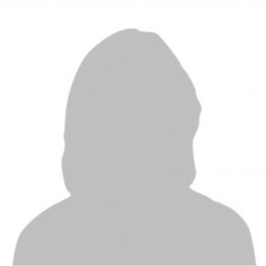 A silhouette of a woman with long hair.