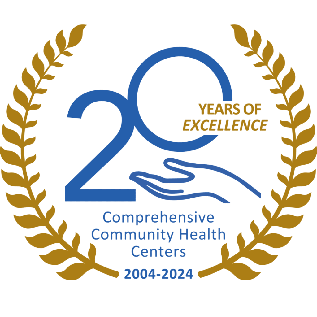 20 years of excellence Comprehensive Community Health Centers 2004 - 2024